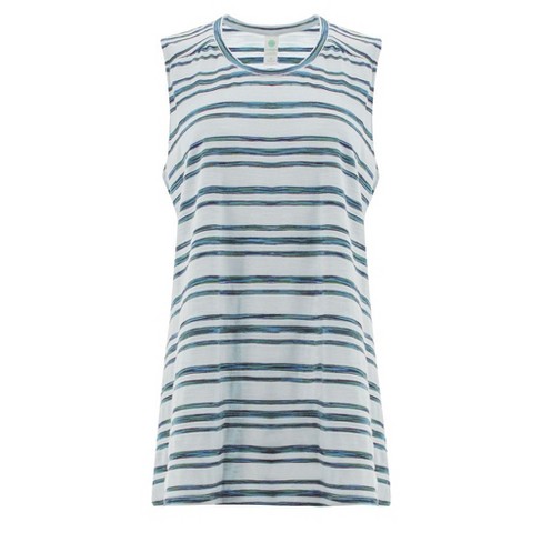 Aventura Clothing Womens Stripe Sleeveless Scoop Tank Top Blue Small Target