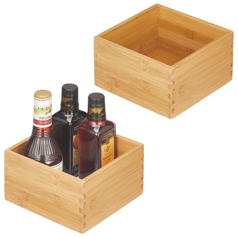 11.25 X 7 X 4.5 Modular Bamboo Vanity Organizer With Magnetic Strip -  Brightroom™ : Target