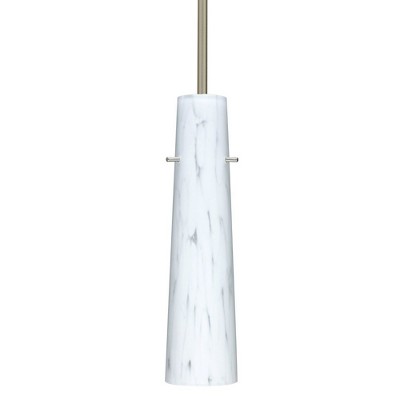 Besa Lighting Camino 1 - Light Pendant in  Satin Nickel
