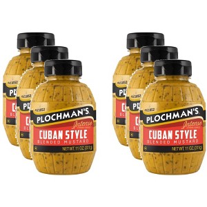 Plochman’s Yellow Mustard Cuban - Case of 6 - 11 oz - 1 of 4