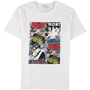 Elevenparis Mens Bandit Graphic T-Shirt, White, XX-Large - 1 of 2