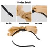 Unique Bargains Women's Fashion Satin Bow Knot Headband 0.31 Inch Wide 1 Pc - 3 of 4