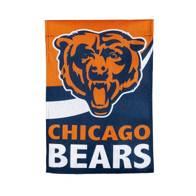 Flag, DS New Burlap, Garden, Chicago Bears