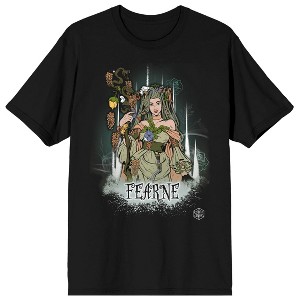 Critical Role - Bells Hells Fearne Calloway Crew Neck Short Sleeve Men's Black T-shirt - 1 of 3