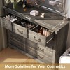 Dresser for Bedroom, Farmhouse Dresser with 9 Drawer, Chest of Drawer with Wooden Legs for Bedroom, Living Room, Hallway - 3 of 4