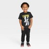 Toddler Tupac Solid Short Sleeve T-Shirt - Black - 3 of 3