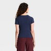 Women's Short Sleeve Pointelle T-Shirt - Universal Thread™ - 2 of 3