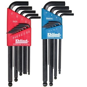 Eklind - Metric and SAE - Long Arm Ball - Hex L-Key Set - 22 Pieces - 1 of 1