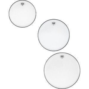 Remo Ambassador Clear Tom Rock Drumhead Pack - 1 of 4