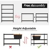 5-Tier Heavy-Duty Metal Storage Rack, Adjustable Utility Shelving Unit for Garage, Warehouse, Pantry, Kitchen, 48" L x 18" W x 73" H - 3 of 4