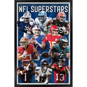 Trends International NFL League - Superstars 25 Framed Wall Poster Prints - 1 of 4
