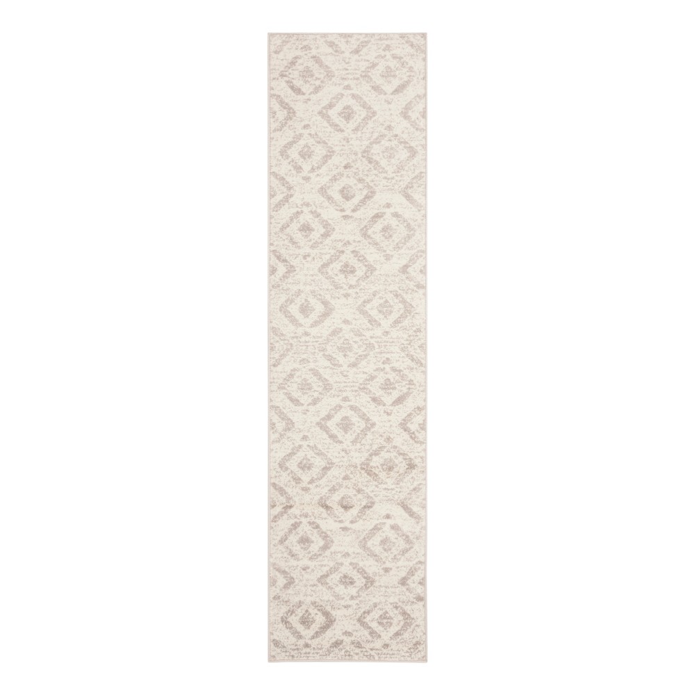 2'x8' Runner Kylee Loomed Rug Ivory/Gray - Safavieh