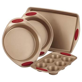 Best Buy: Farberware 10-Piece Nonstick Bakeware Set with Cooling Rack Gray  46650