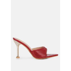 Sundai Rhinestone Embellished Stiletto Sandals - 1 of 4