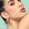 SOHI Women's Gold Knot Drop Earrings - 3 of 3