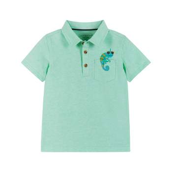 Andy & Evan  Toddler Chameleon Pocket Polo Shirt