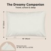 KeaBabies Toddler Pillow with Pillowcase, 13X18 Soft Organic Cotton Toddler Pillows for Sleeping, Kids Travel Pillow Age 2-5 - 3 of 4