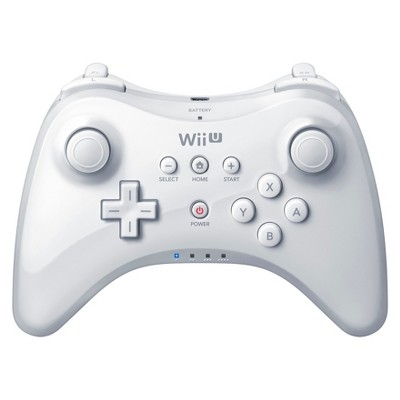 Nintendo Wii U Pro Controller - White Nintendo Wii U