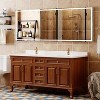 Acekool Arched Full Length Mirror 65"x22", Floor, Wall Mounted or Leaning, HD Explosion-Resistant Glass, Black Frame, Full Body Mirror - 3 of 4