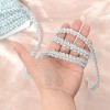 Gimp Braid Trim, 27 Yards Gold and Silver Metallic Edge Woven Trim, Curtain Slipcover Costume Decoration Sewing DIY Craft - 3 of 4