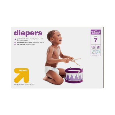 target up and up diapers size 7