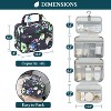 PAVILIA Hanging Toiletry Bag Travel Women Men, Foldable Cosmetic Organizer, Water Resistant Makeup Accessories Essentials Kit - 2 of 4
