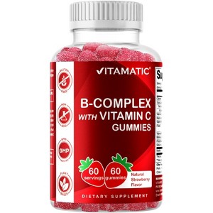 B-Complex with Vitamin C | 60 Gummies - 1 of 4