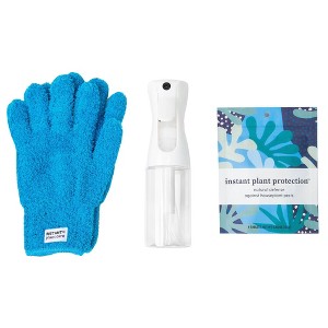 Instant Plant Food 3 pc Houseplant Care & Natural Pest Protection: Vegan, Set with Gloves & Sprayer - 1 of 4