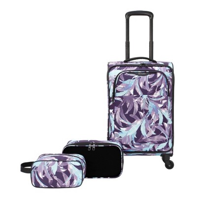 purple suitcase set