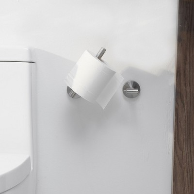 Brushed Nickel Wall Mounted Pivoting Toilet Paper Holder