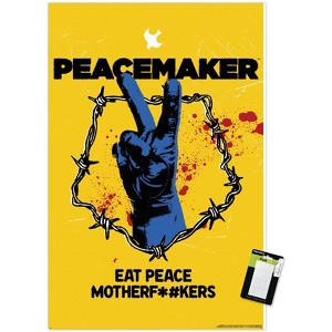 Trends International DC Studios Peacemaker: Season 2 (2025) - Eat Peace Motherf*#kers Unframed Wall Poster Prints - 1 of 4