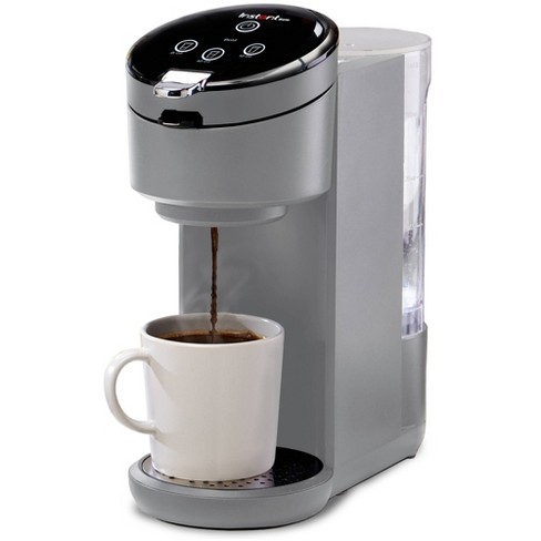 Instant Solo Single-serve Coffee Maker, Ground Coffee And Pod Coffee Maker,  Includes Reusable Coffee Pod – Gray : Target