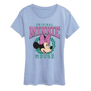 Women's - Disney - Minnie Crest Short Sleeve Graphic T-Shirt - 1 of 3