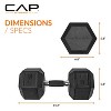 CAP Barbell 50lb Dumbbell Weights with Comfort Grip Single - 3 of 3