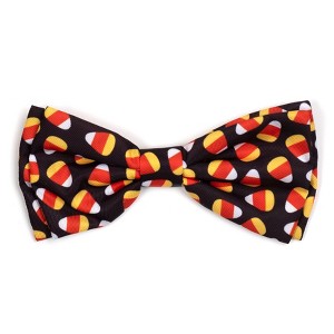 The Worthy Dog Candy Corn Bow Tie Adjustable Collar Attachment Accessory - 1 of 2