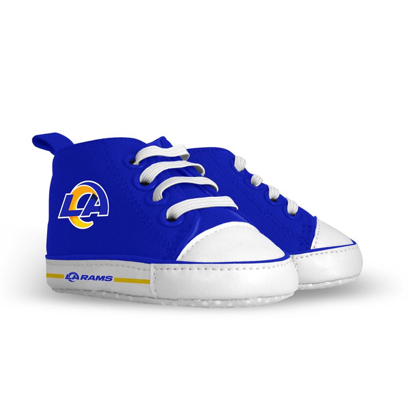 Baby Fanatic Pre-Walkers High-Top Unisex Baby Shoes -  NFL Los Angeles Rams, 2 of 6