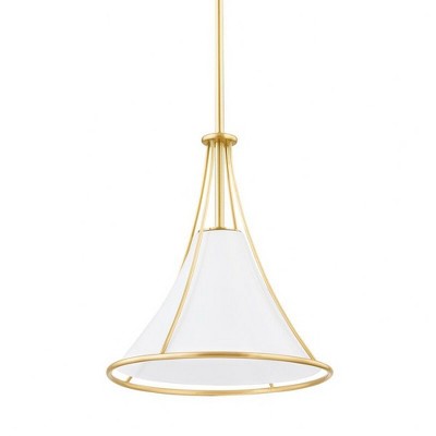 Mitzi Madelyn 1 - Light Pendant in  Aged Brass Clear Shade