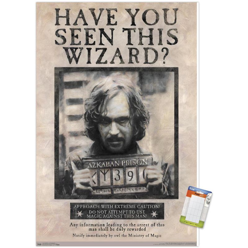 Trends International The Wizarding World: Harry Potter - Sirius Black Wanted Poster Unframed Wall Poster Prints, 1 of 7