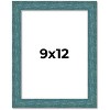 PosterPalooza | Photo Size Simple Blue Picture Frame - UV Acrylic, Foam Board Backing, Hanging Hardware - 2 of 4