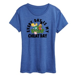 Women's - Hey Arnold! - Cheat Day Short Sleeve Graphic T-Shirt - 1 of 4