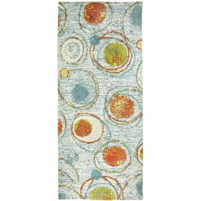 Homefires Sea Glass Indoor Rug – Coastal-Inspired Accent Rug with Soft Ocean Colors for Beachy Living Room, Bedroom, or Entryway Decor