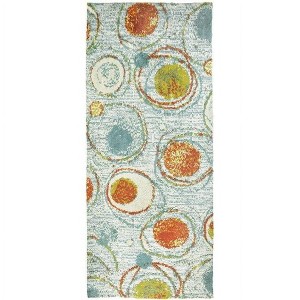 Homefires Sea Glass Indoor Rug – Coastal-Inspired Accent Rug with Soft Ocean Colors for Beachy Living Room, Bedroom, or Entryway Decor - 1 of 3