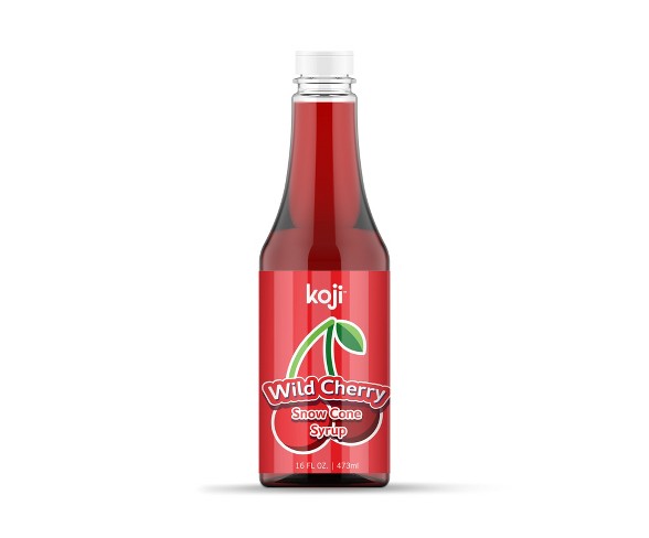 Koji Cherry Flavored Syrup for Snowcones - 16oz