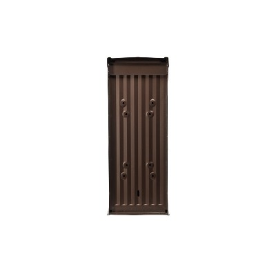 Edwards Large Bronze Steel Post Mount Mailbox