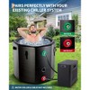 Ice Bath Tub for Athletes, Compatible with Water Chillers, 186Gallon Inflatable Cold Plunge Tub With Insulated Lid - 2 of 4