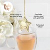 Pinky Up Star Shaped Tea Ball, Reusable Loose Leaf Tea Infuser, Brew Tea with Ease, Stainless Steel, Gold - 2 of 4