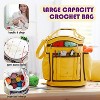 Hearth & Harbor Crochet Kit for Beginners Adults and Kids, Amigurumi and Crocheting Kit with Soft Yarn and Sage Green Crochet Bag - 3 of 4