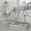 LunaLulinlk Metal and Glass Soap Pump, Clear with Silver Accent - 3 of 4