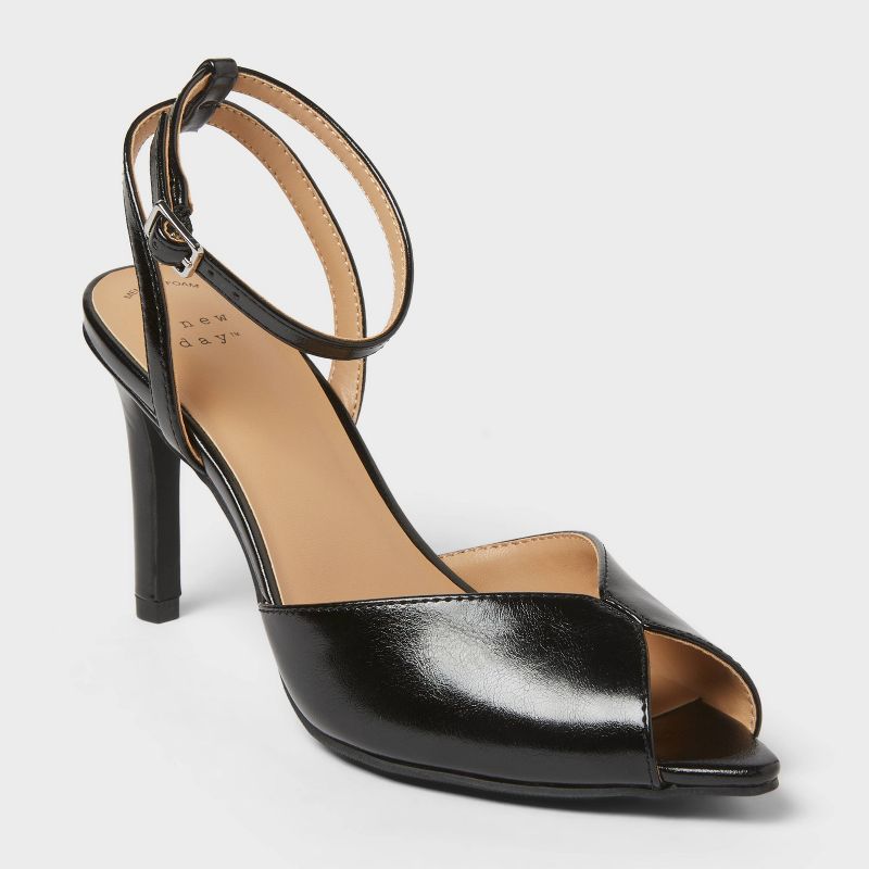 Women’s Virginia Heels with Memory Foam Insole – A New Day™ Black 6