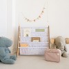 3 Sprouts Recycled Fabric Kids Bookcase, Toddler Bookshelf - Blueberry Mist - 2 of 4